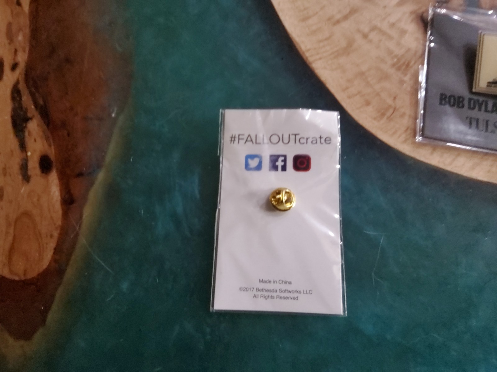 Fallout Loot Crate Perk Pin Crat One Rare Exclusive