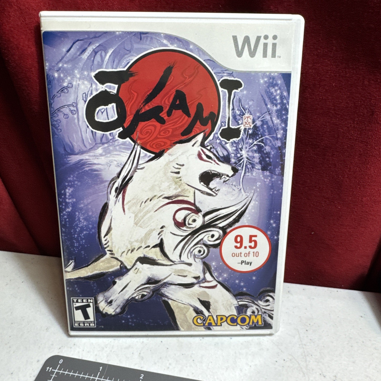 Okami (Nintendo Wii, 2008) Capcom action role playing game. -H