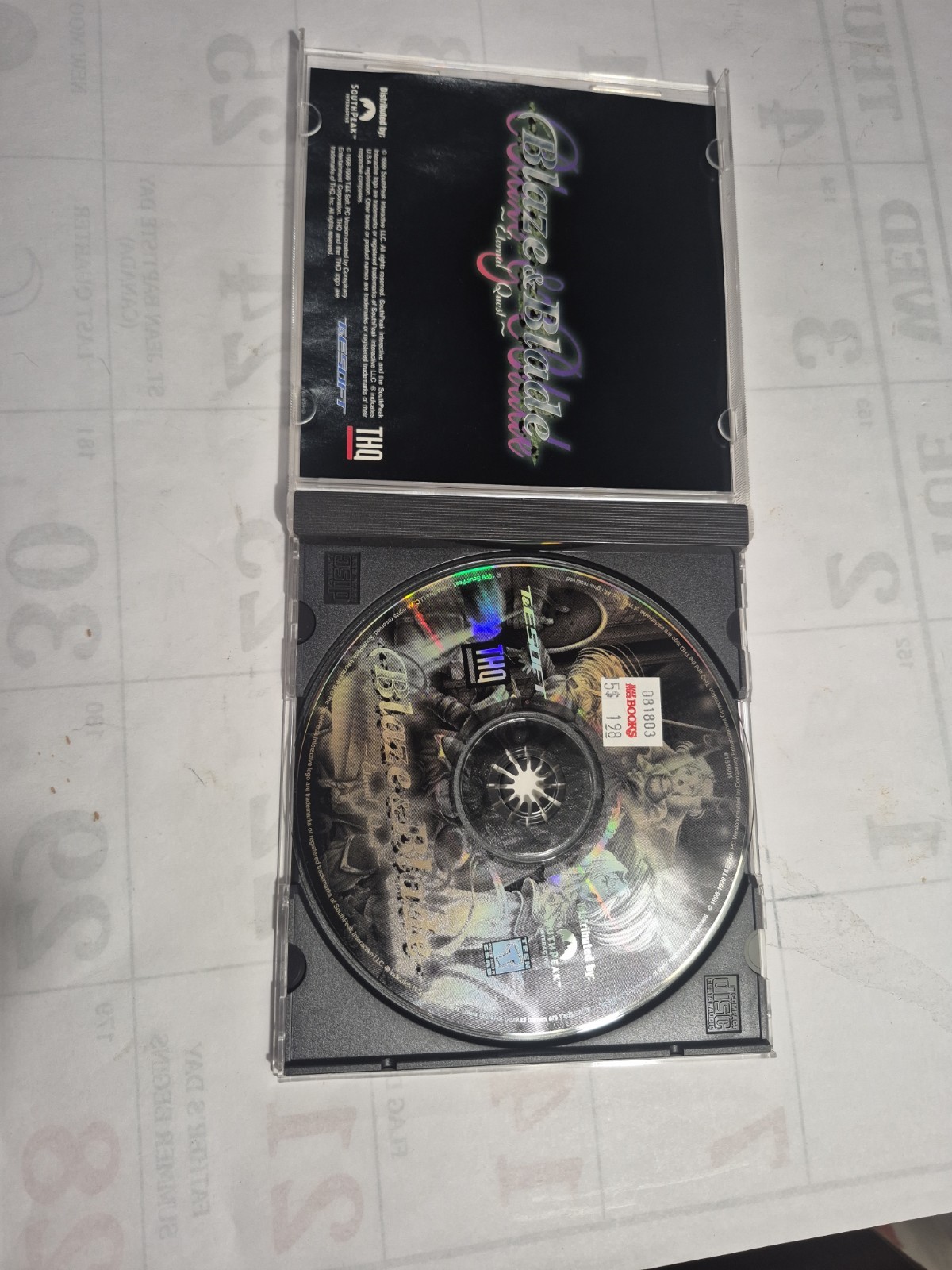 Blaze & Blade Eternal Quest – PC CD-ROM THQ RPG 1999