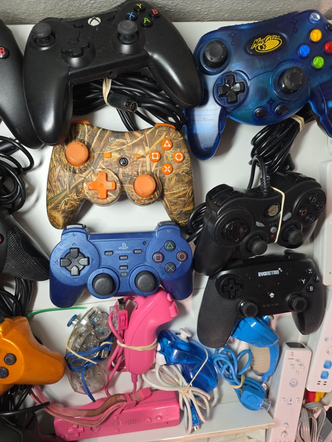 Lot Of 3rd Party Video Game Controllers & Accessories For Wii Xbox PS – Untested