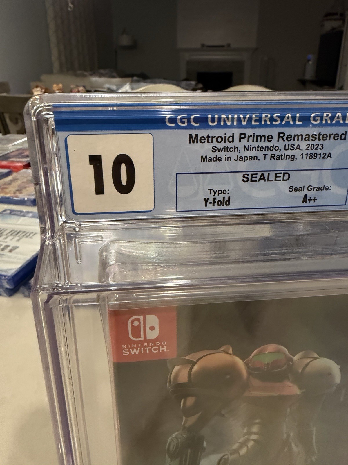 Metroid Prime Remastered Switch 2023 Graded CGC 10 A++ HEAVY ALERT 🚨