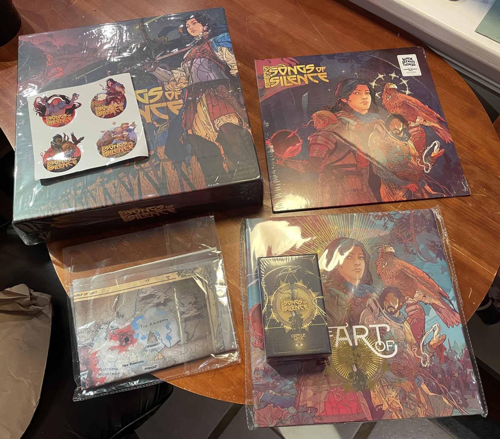 Songs of Silence Wordbringer Kickstarter Exclusive Physical Rewards