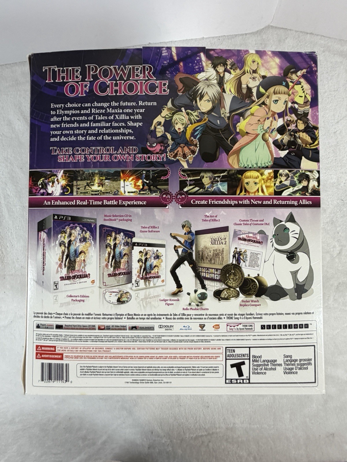 Tales of Xillia 2 PS3 Collector’s Edition – See Notes