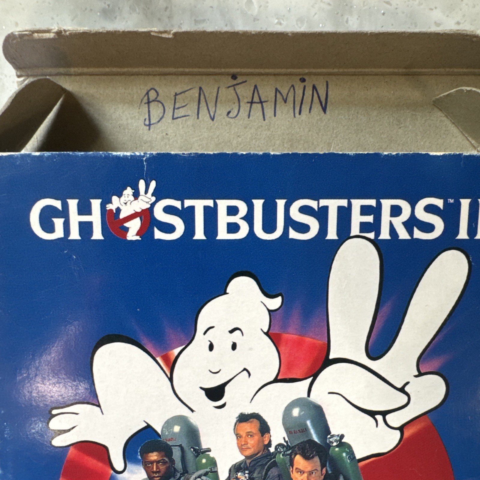 1990 Activision Nintendo Ghostbusters II 2 Works w/ Case & Manual Fast Ship
