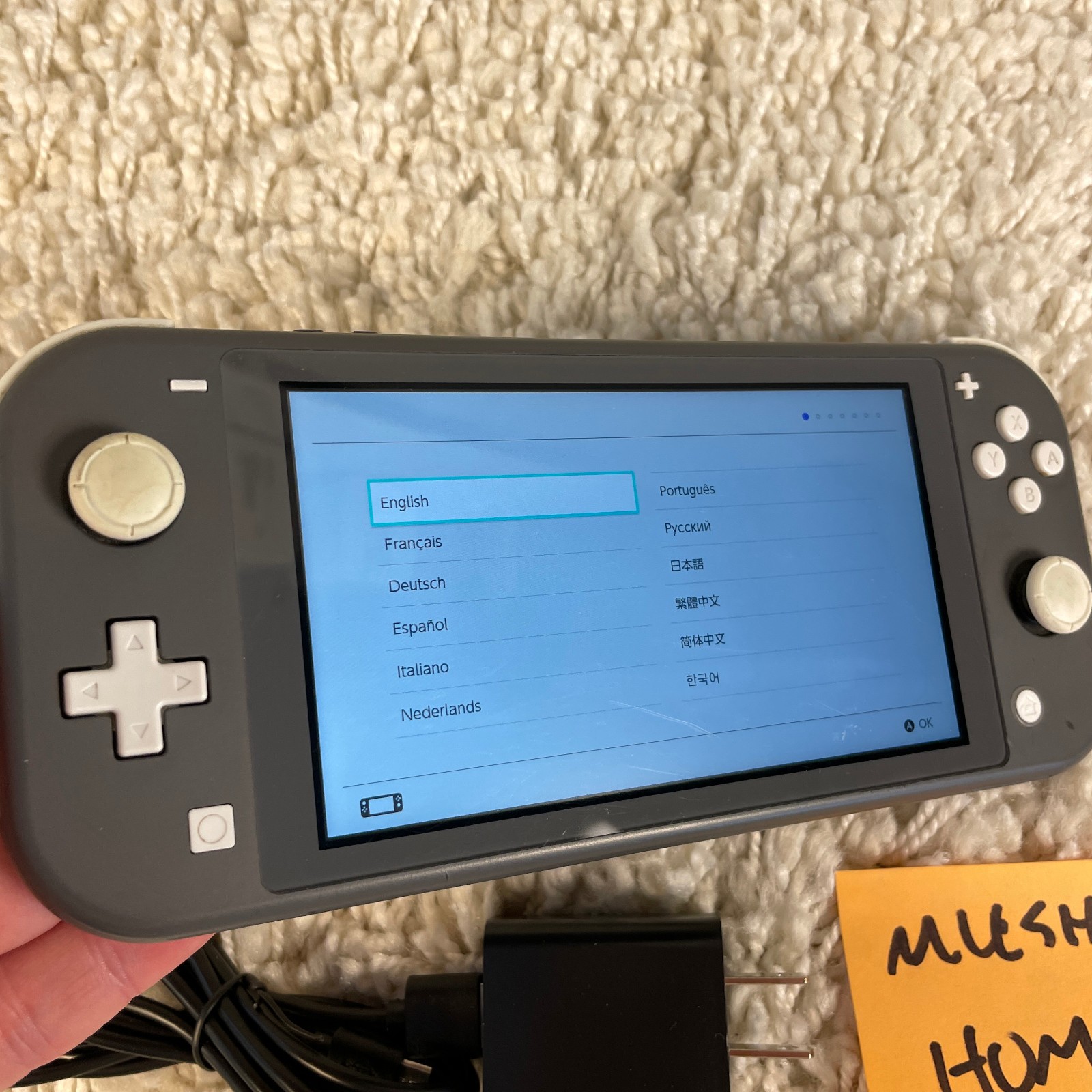 Nintendo Switch Lite Gray Grey Console Handheld Console System HDH-001 Tested