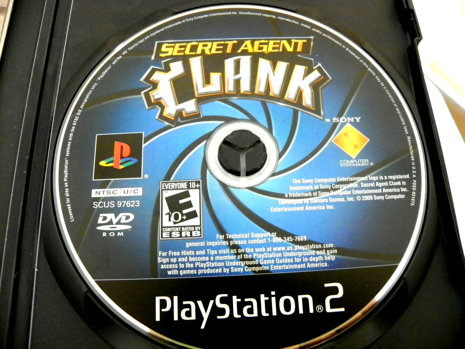Secret Agent Clank (PlayStation 2 PS2 2009) CIB Black Label w/reg card mint disk