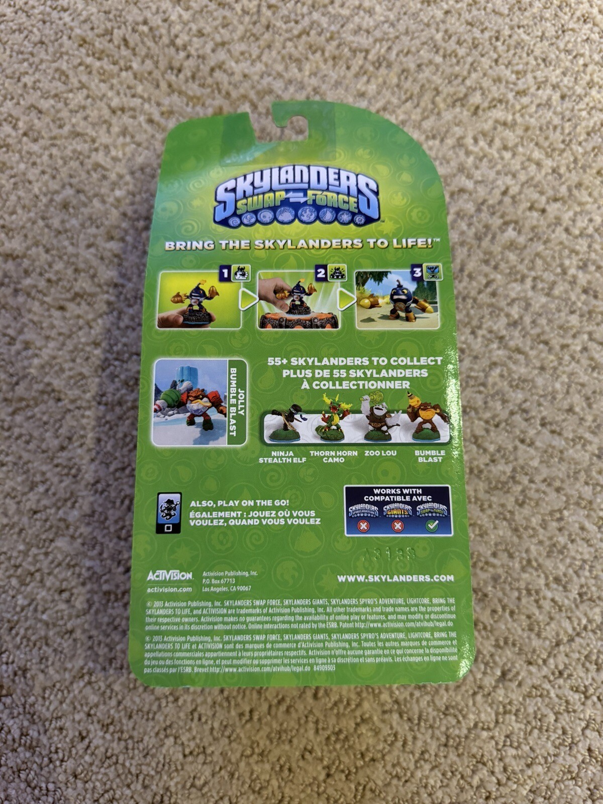 Skylanders Swap Force Jolly Bumble Blast Activision NEW Sealed 2013