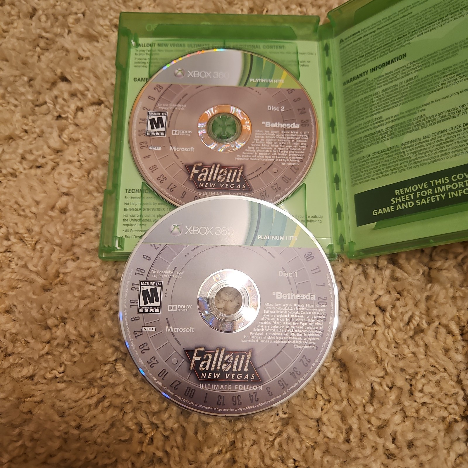 Fallout New Vegas Ultimate Edition (Xbox One/Xbox 360) Tested Works!
