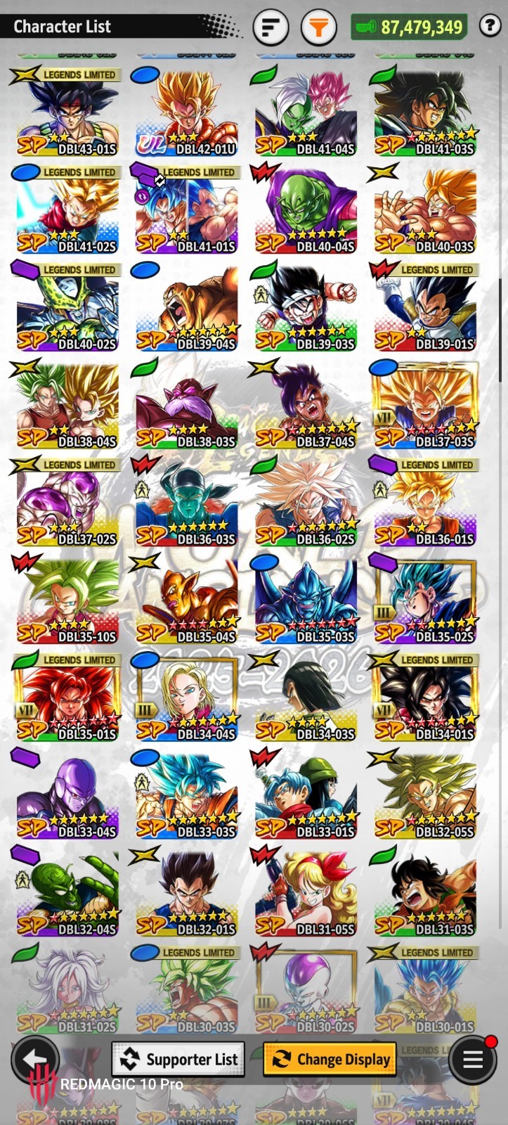 🔥TOP 2026 ANDROID dragonball legends Goku 4 UR 14 Goku UR 14 Vegeta SS4 UR 14