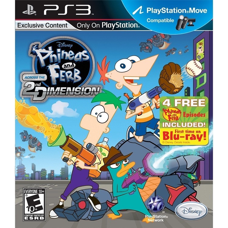Phineas and Ferb: Across the 2nd Dimension – Playstation 3 Game