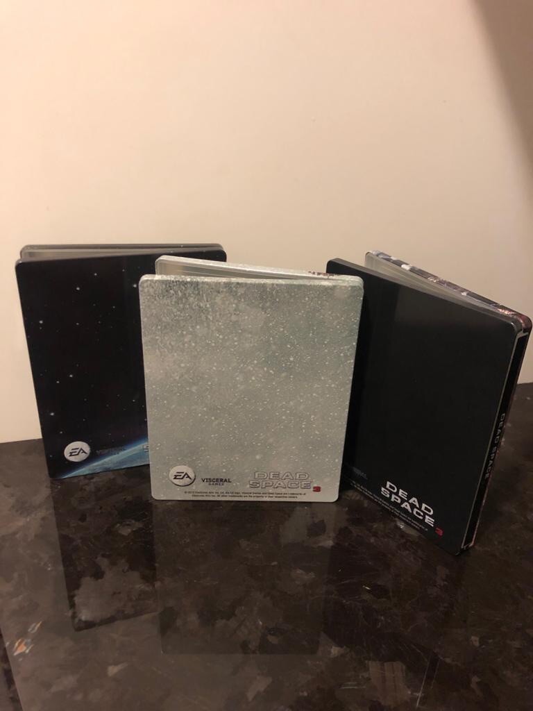 Lot Of 3 Dead Space 3 Steelbook Case PS3 PS4 G2 Size Excellent Condition 2013