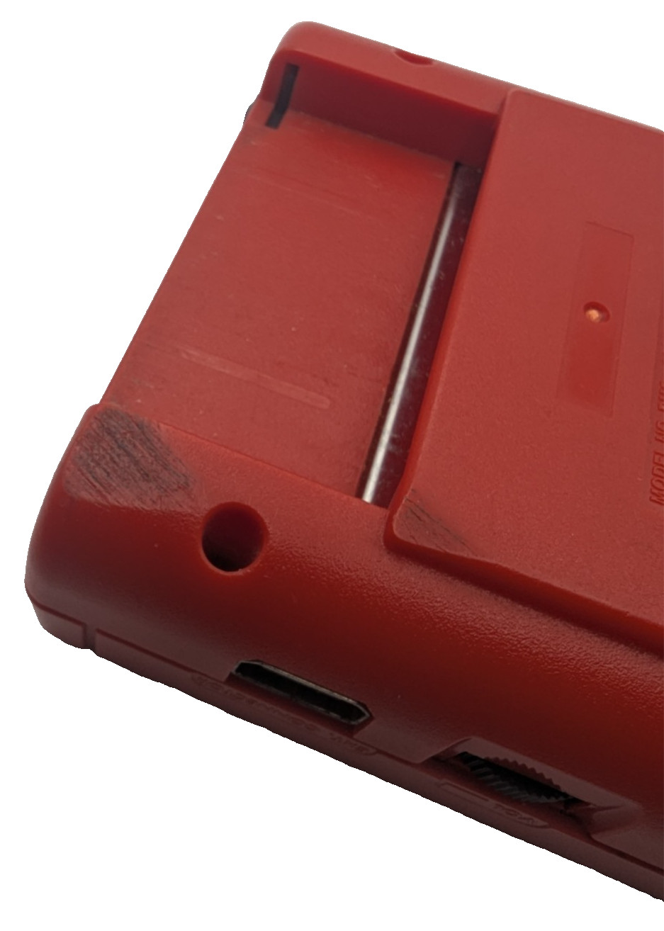 Nintendo Game Boy DMG-01 | Red “Play It Loud!” Original Console – Powers On