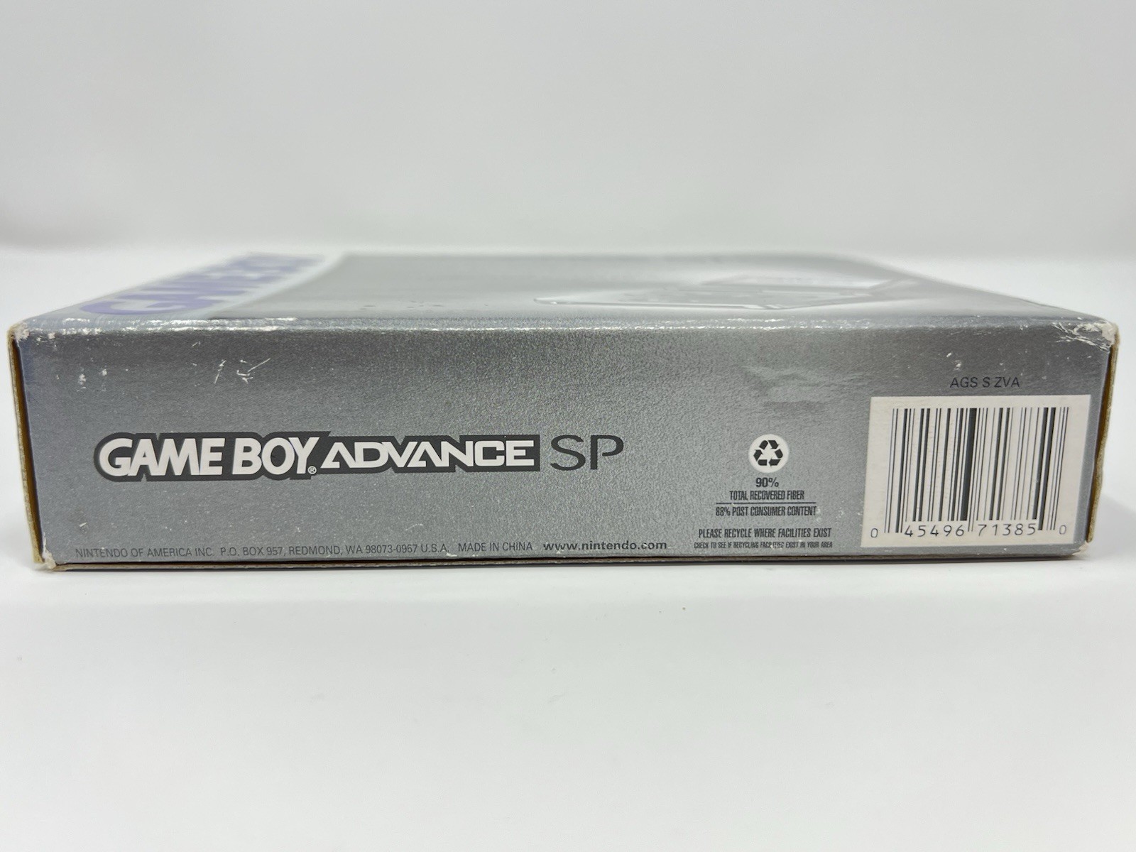 Sealed Nintendo Gameboy Advance SP Platinum Silver AGS-001 GBA Brand New