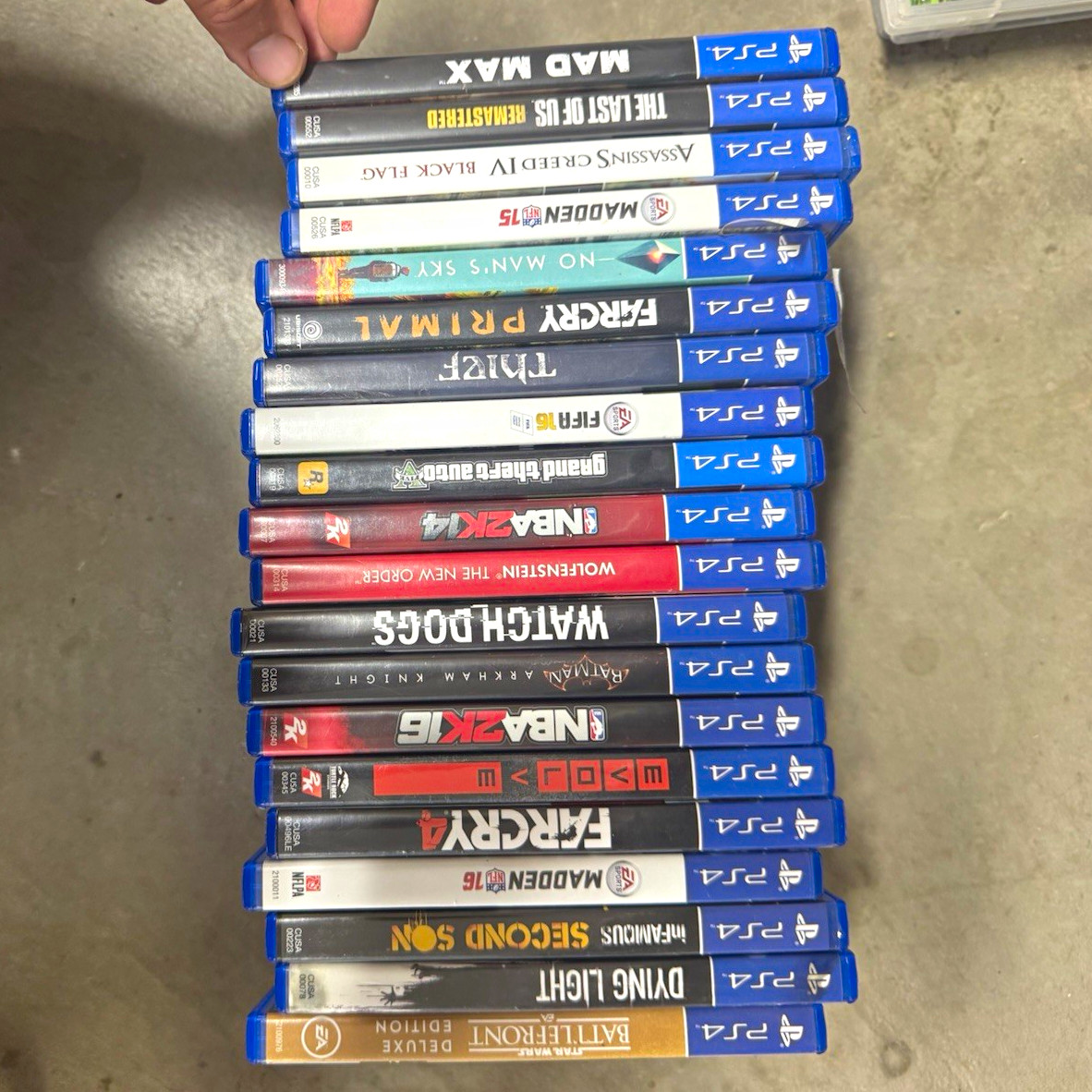 Sony PlayStation 4 PS4 Game Mixed Lot Bundle w/ Cases Multiple Titles