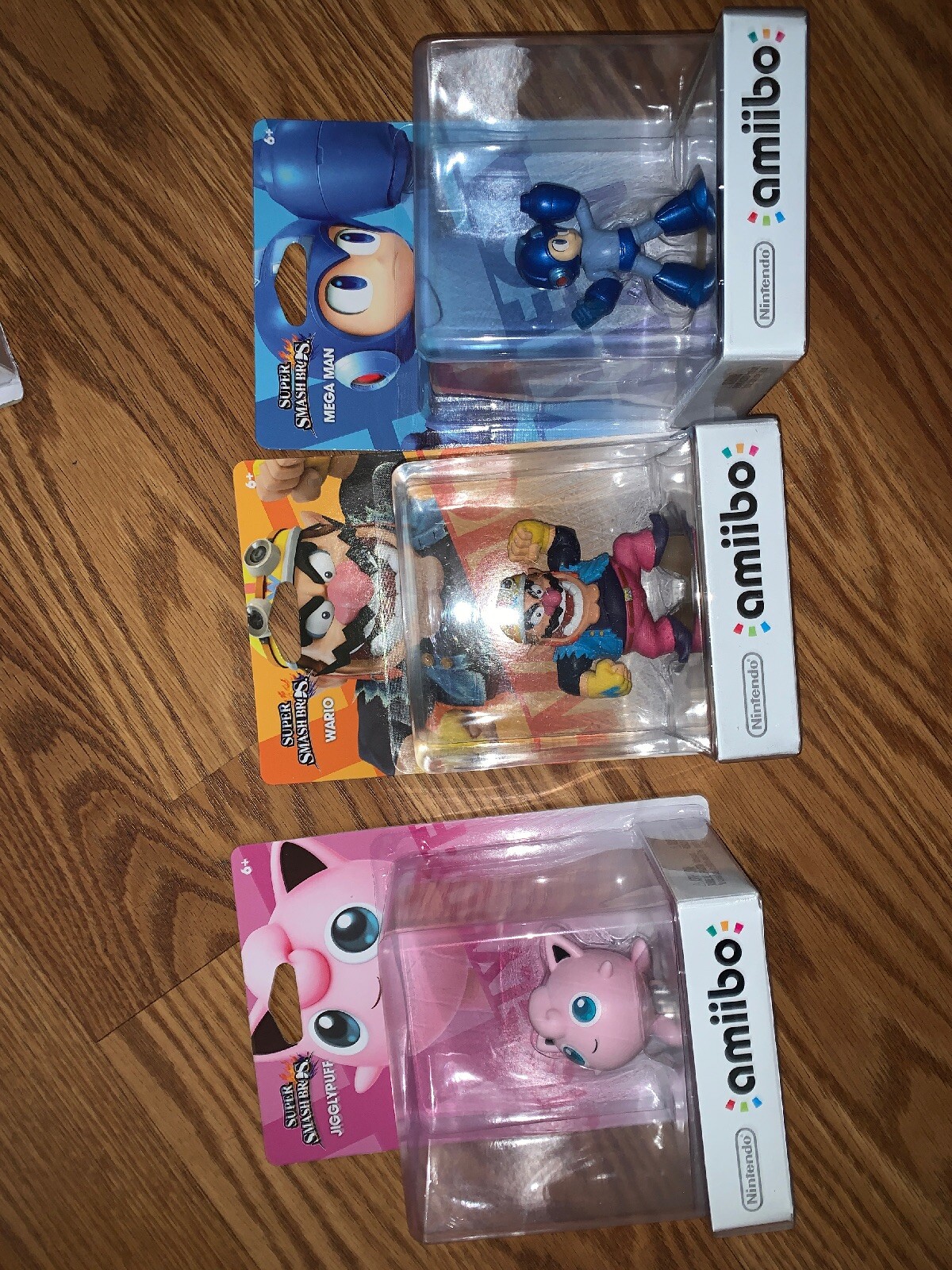 Amiibo Jigglypuff, Wario, Megaman No Returns Accepted All Sales Are Final