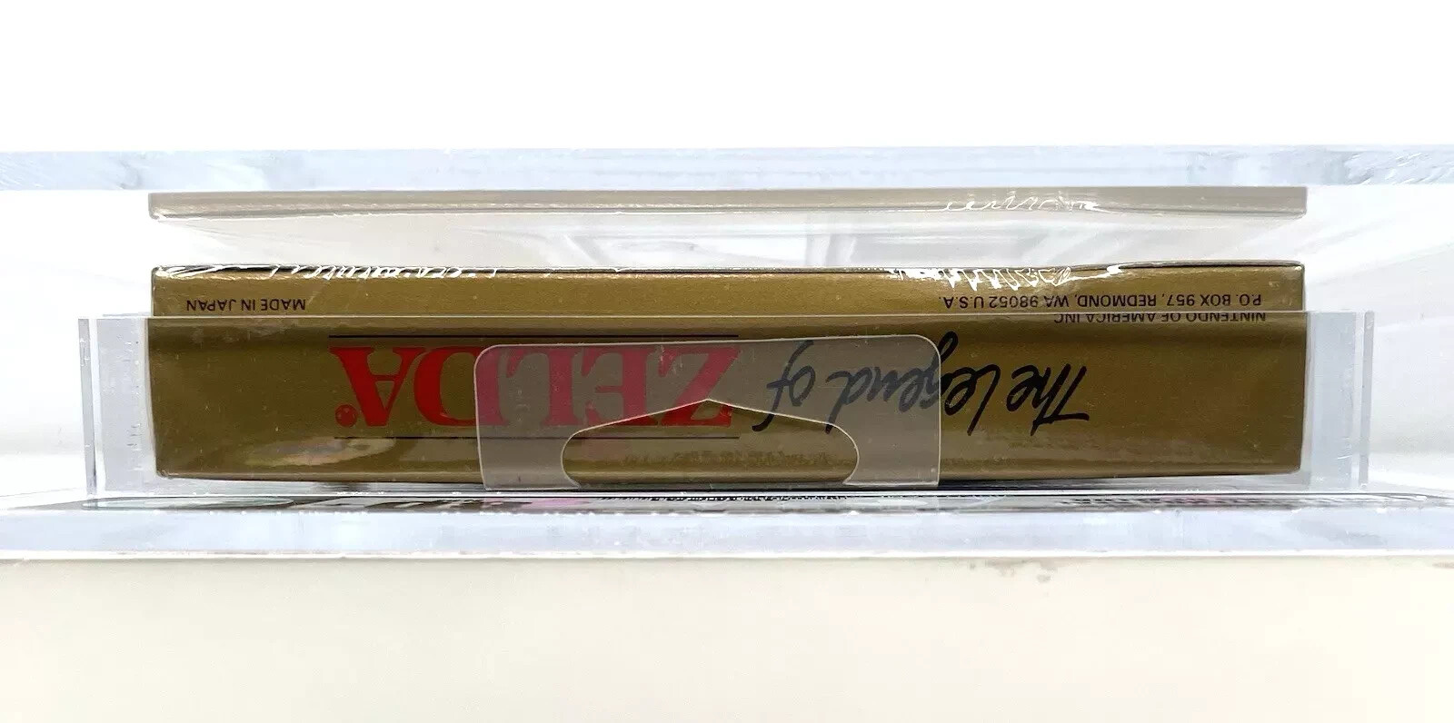 The Legend of Zelda New Nintendo NES 1987 Sealed WATA 8.5 A H-Seam Oval Seal