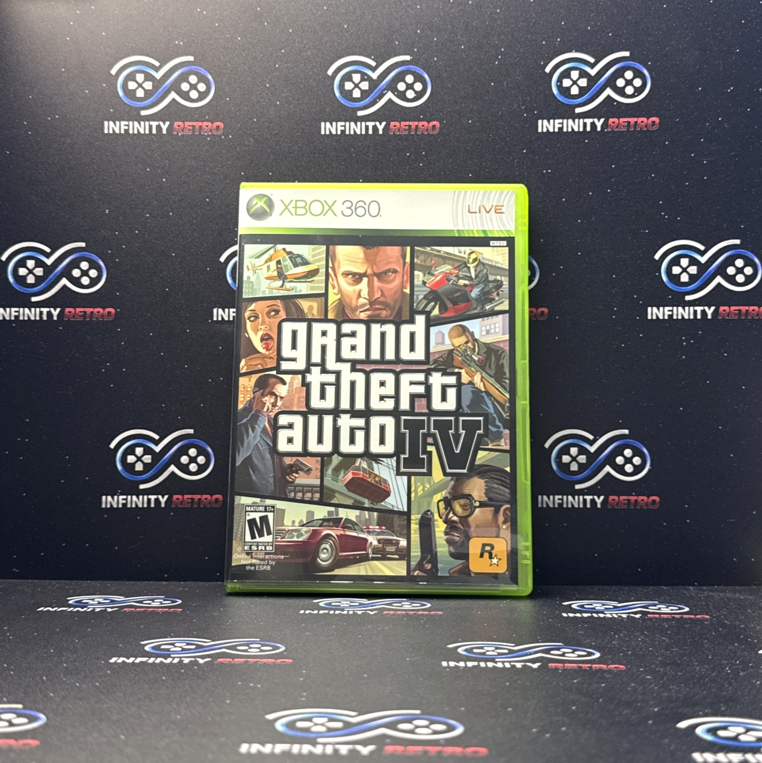 Grand Theft Auto IV Microsoft Xbox 360 GTA 4 CIB With Map Refurbished & Tested