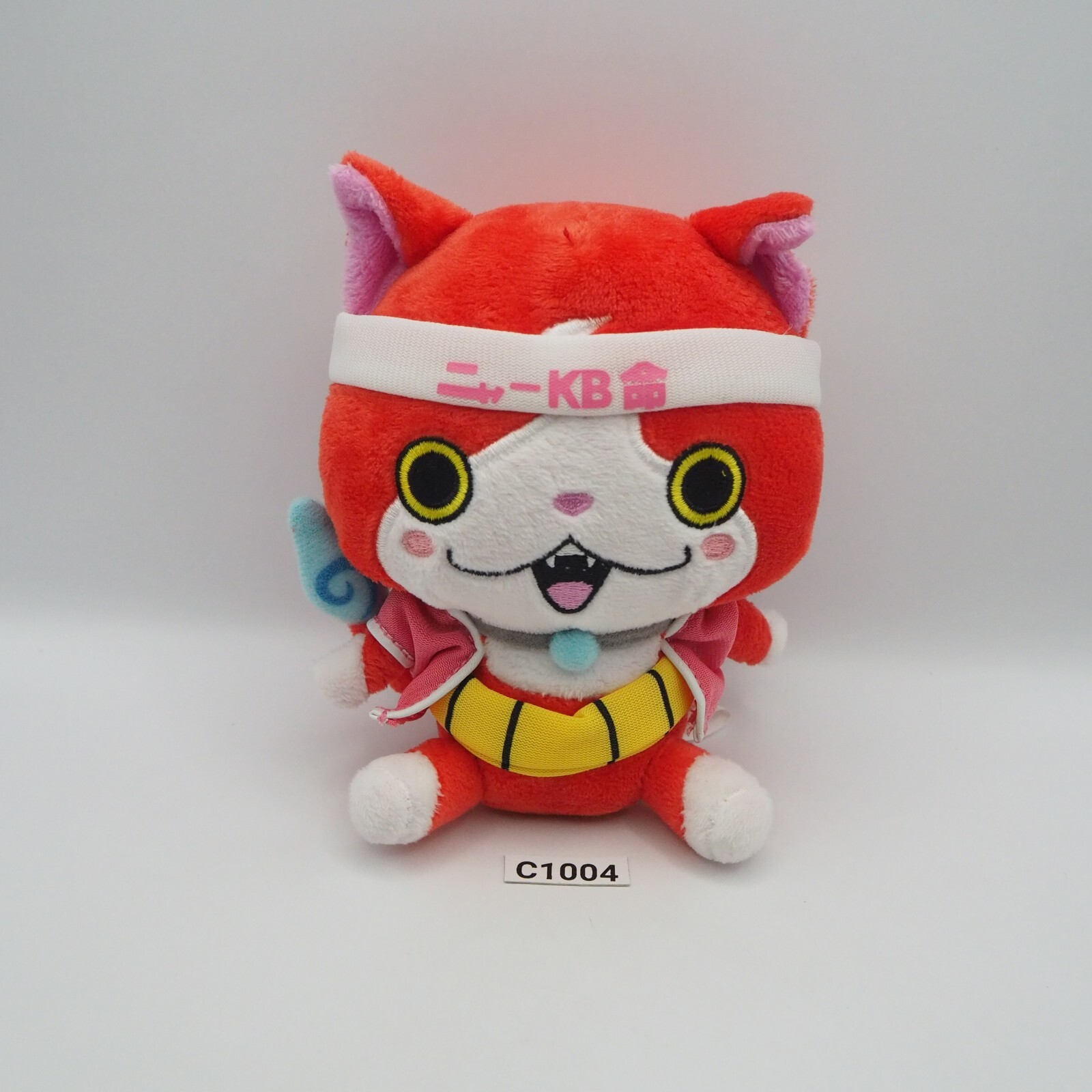 Yokai Watch C1004 Jibanyan Meow Nya-KB Bandai Kuttari Plush 6″ Toy Doll Japan