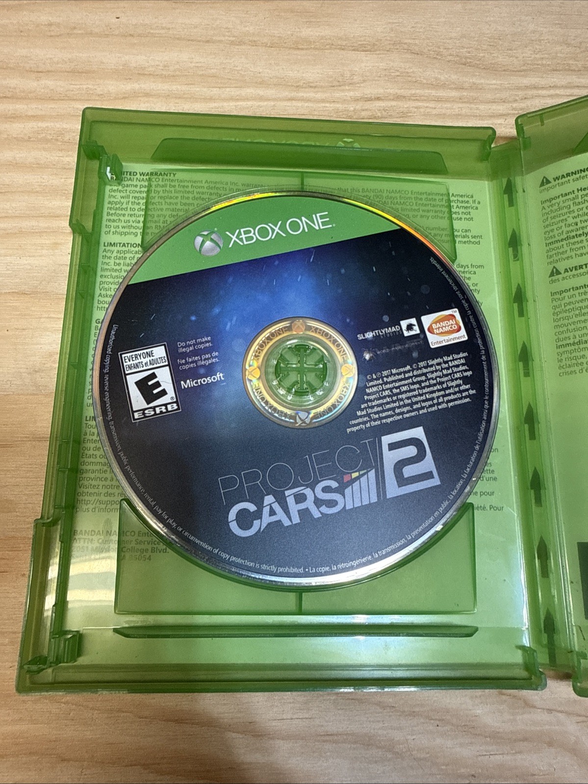Project Cars 2 (Microsoft Xbox One, 2017) Verified Working Fast Shipping to you!