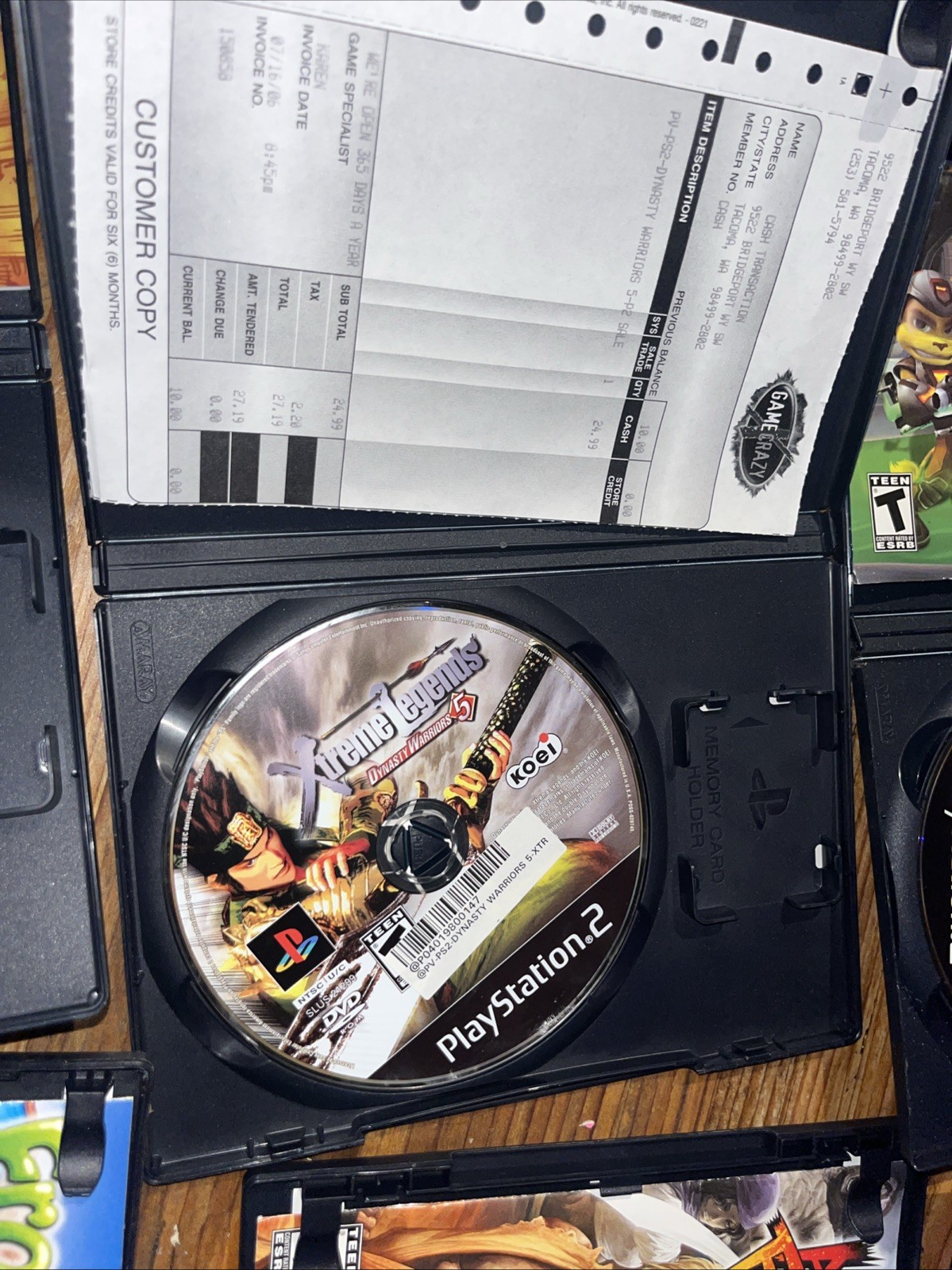 PS2 Game Bundle – .hack Ratchet & Clank Art Of Fighting Xtreme Legends Frogger