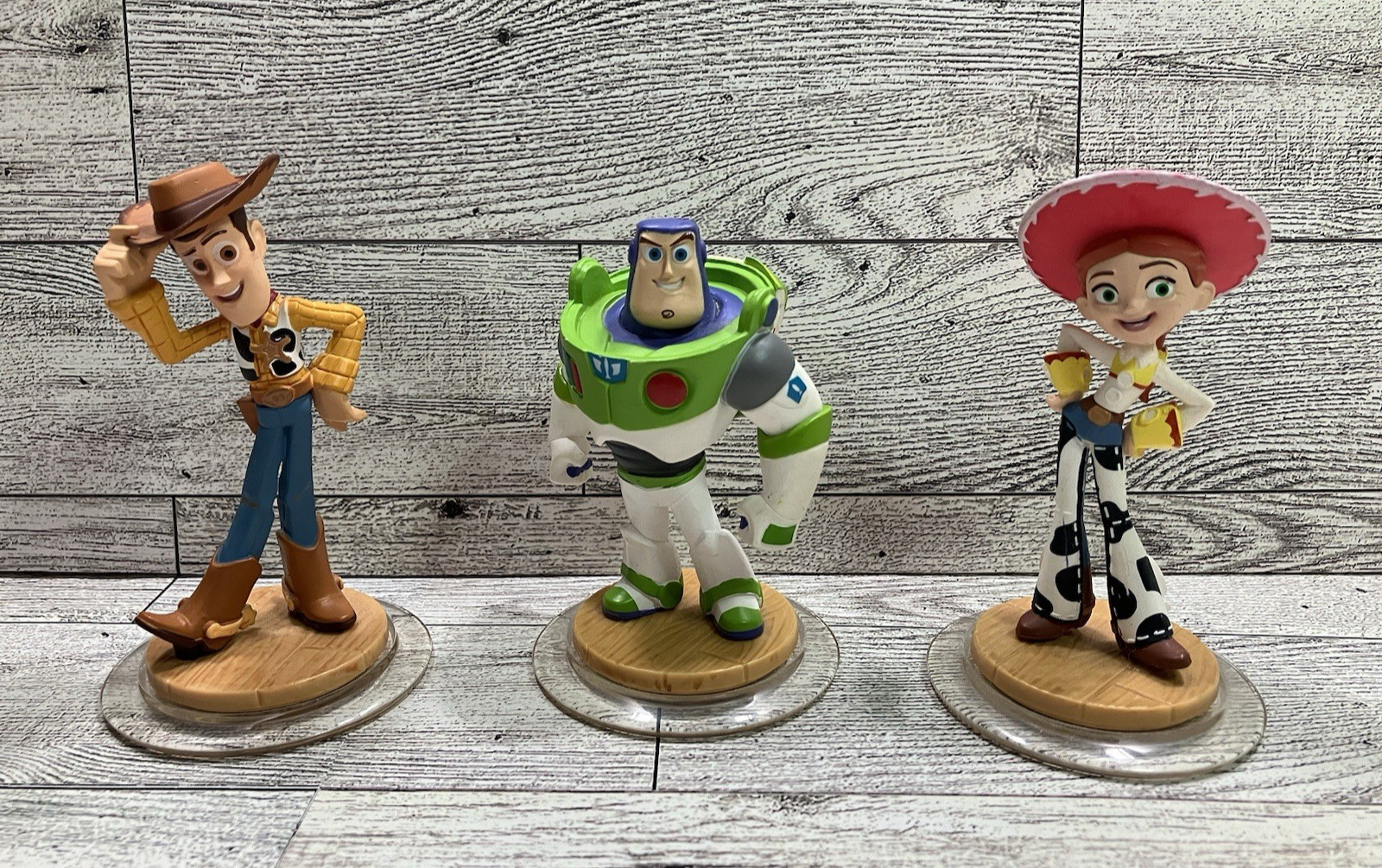 Disney Infinity TOY STORY Figures Buzz Lightyear Jessie & Woody Playset Lot Of 3