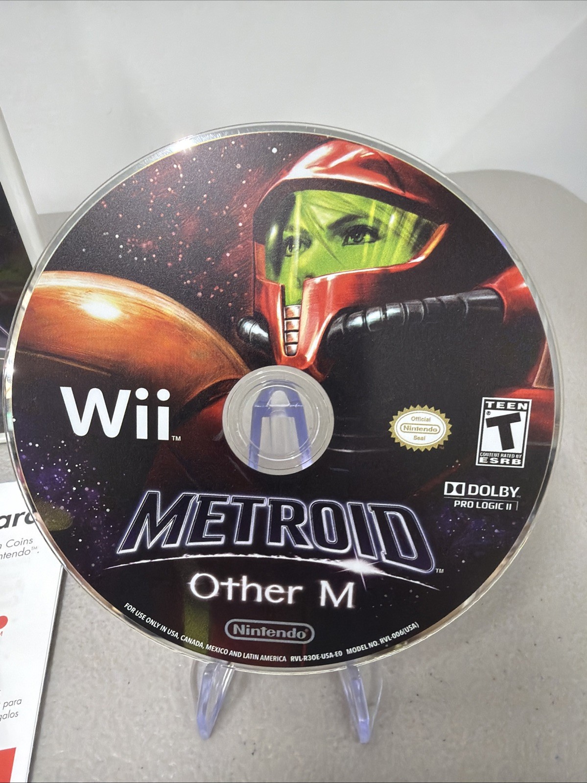 Metroid: Other M (Nintendo Wii, 2010) CIB Tested And Working