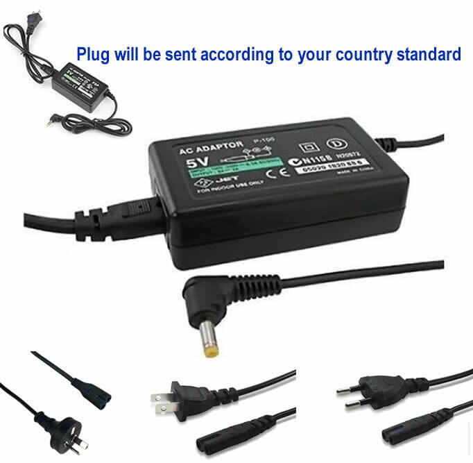 5V AC Adapter Home Wall Charger Power Supply Cord for Sony PSP 1000 2000 3000