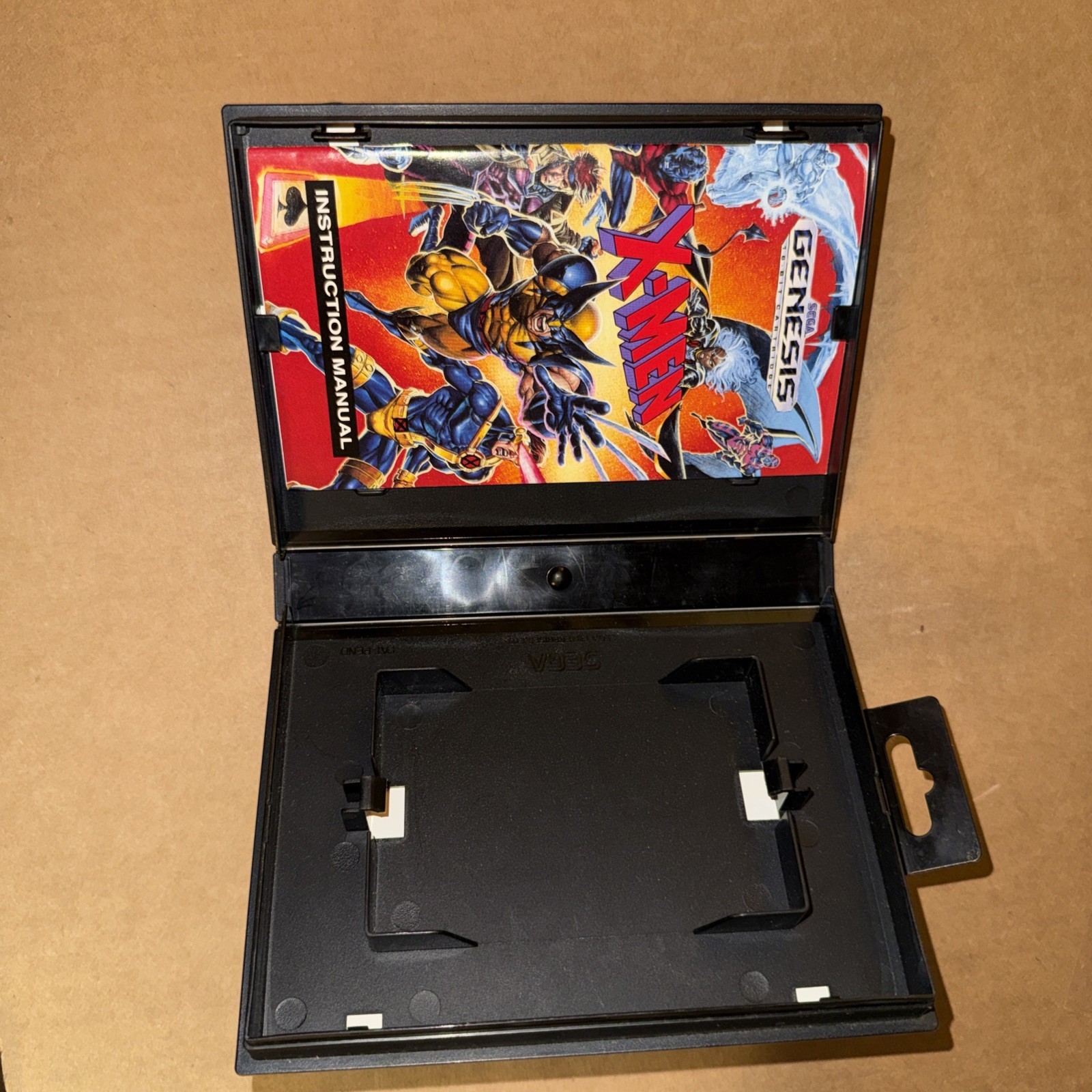X-MEN Case & Manual No Sega Genesis Game