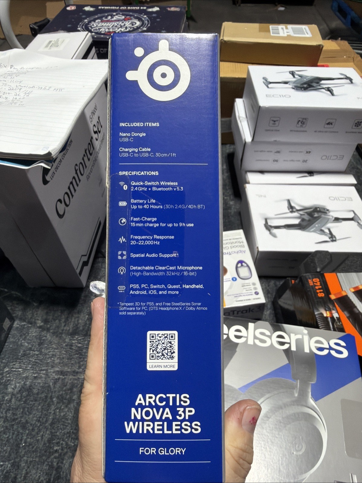 New & Sealed! SteelSeries Arctis Nova 3P Wireless Multi-Platform Gaming Headset
