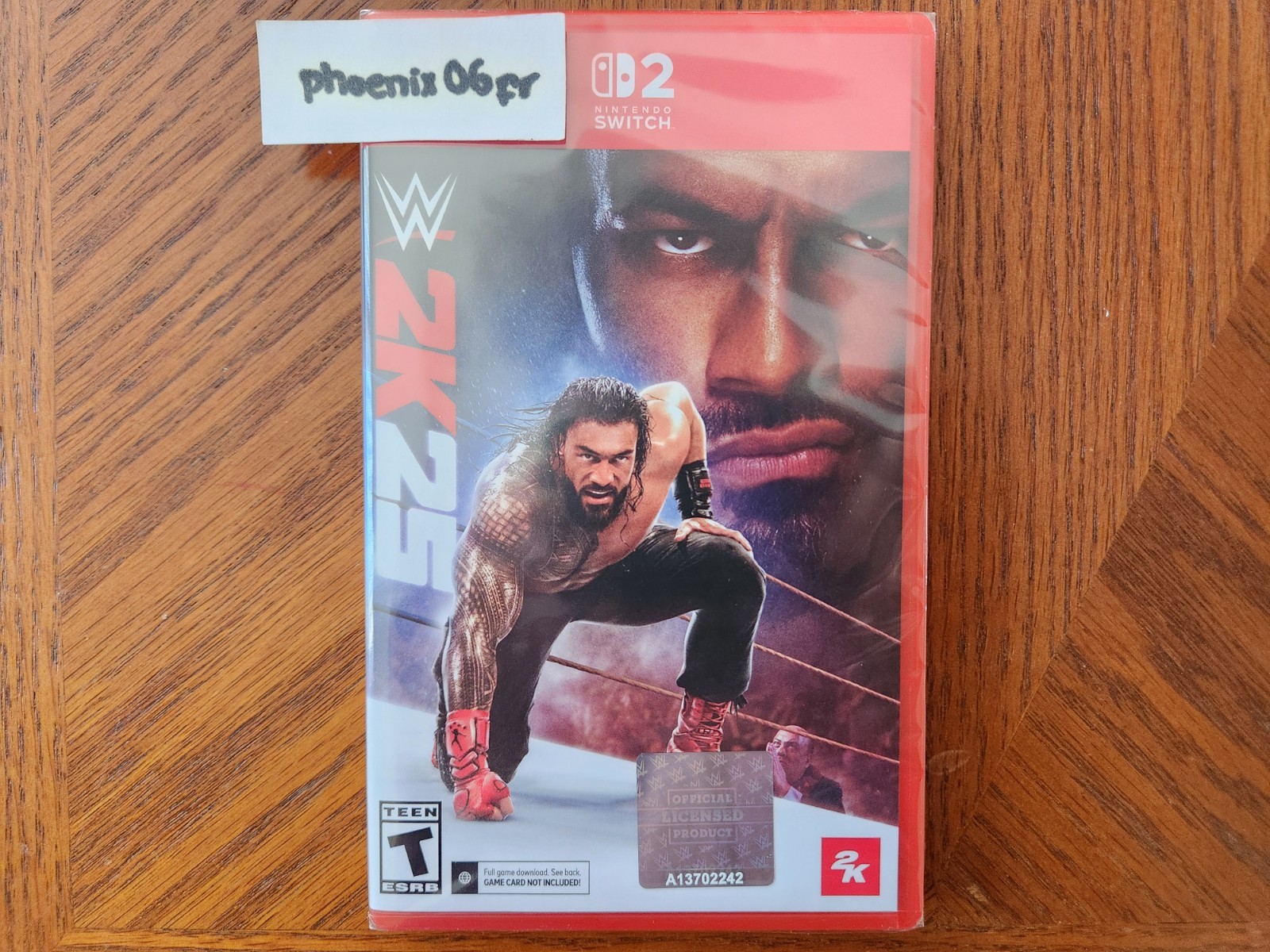 Brand New! WWE 2K25 NO GAME CARD (Nintendo Switch 2 NS2) Factory Sealed