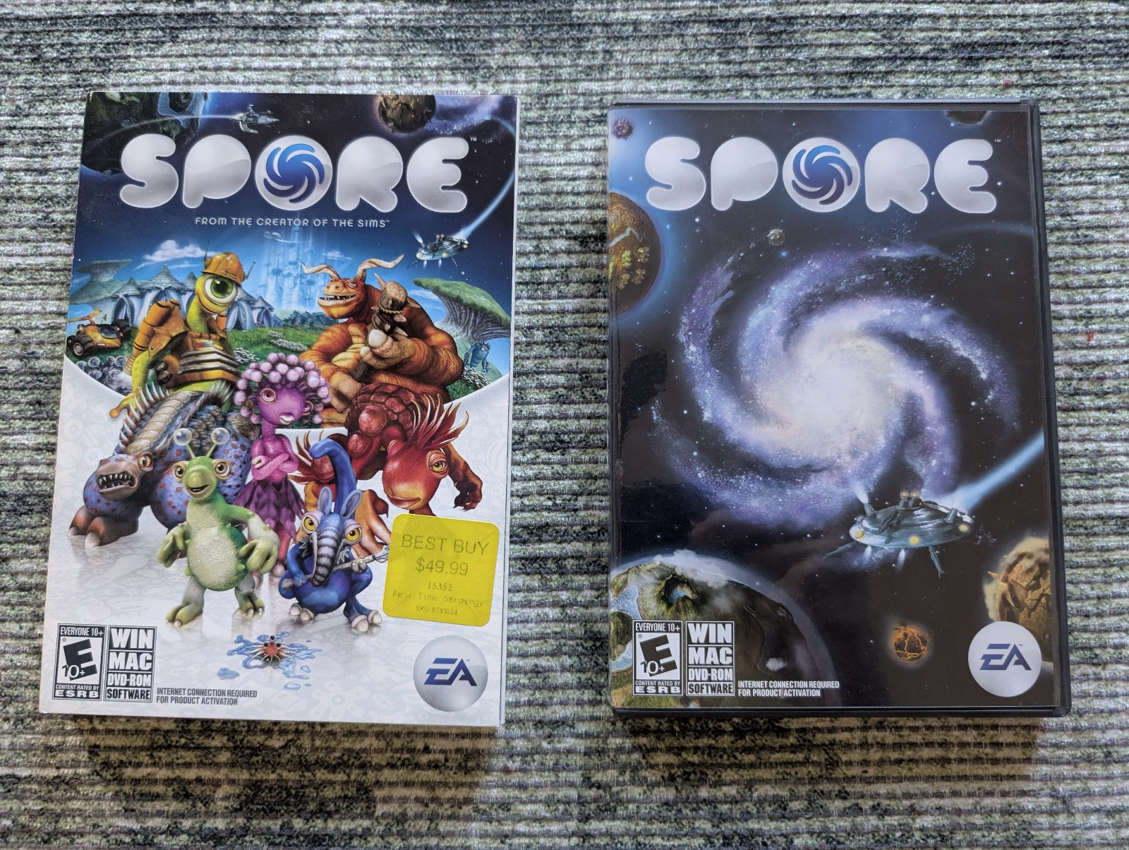 Spore PC DVD Game for Windows & Mac 2008 Complete Edition