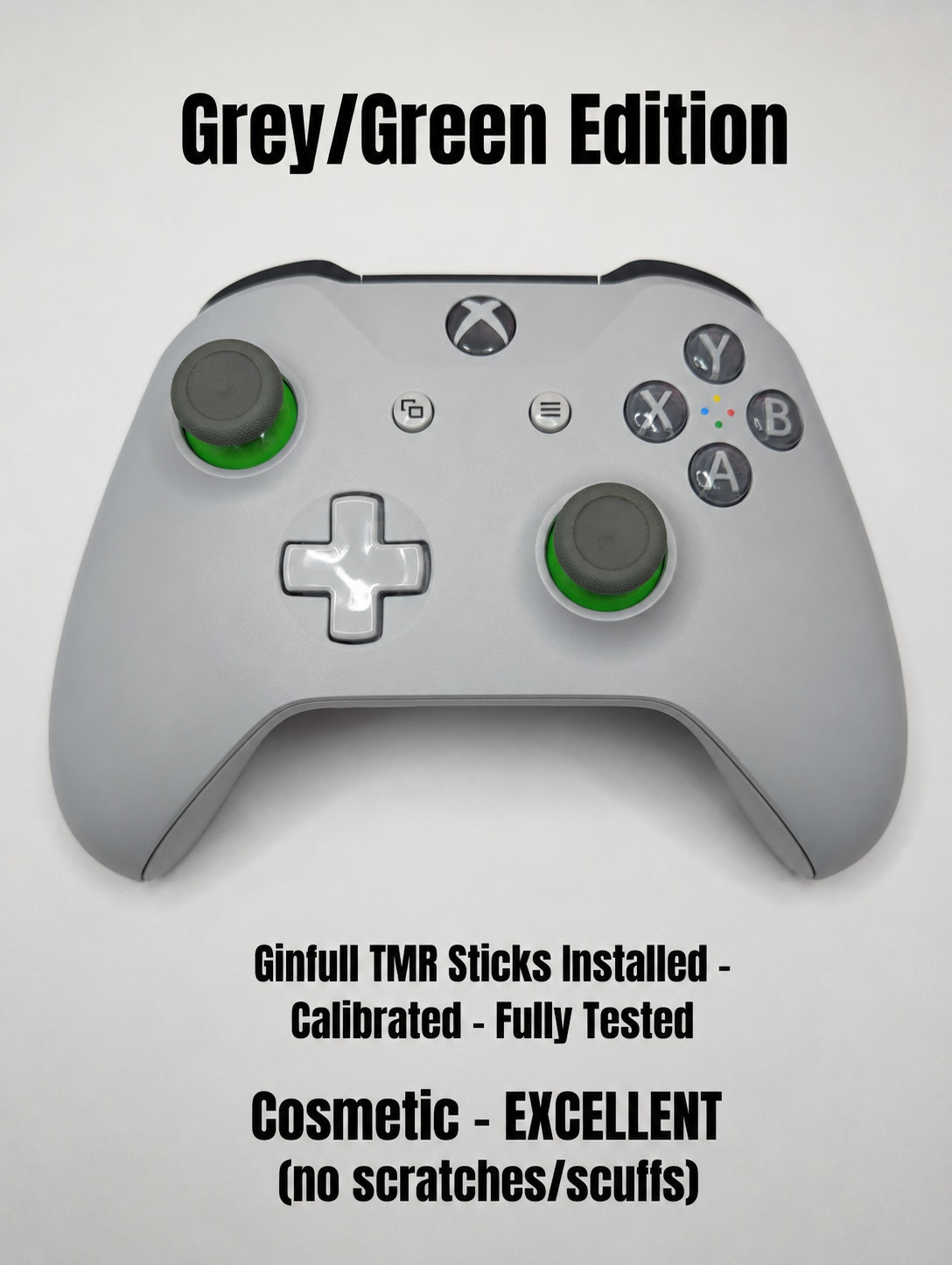 Microsoft Xbox One Wireless Controller 1708 TMR Anti-Drift Sticks Custom Rebuild
