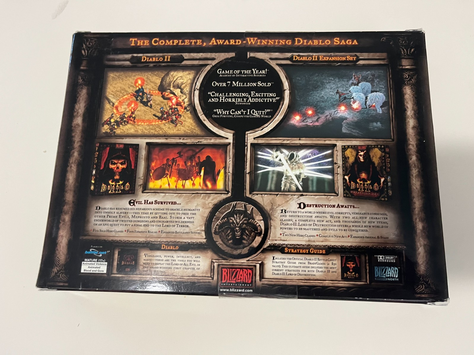 Blizzard Entertainment: Diablo Battle Chest (PC) [EXPANSION/MANUAL/CIB/] UNUSED