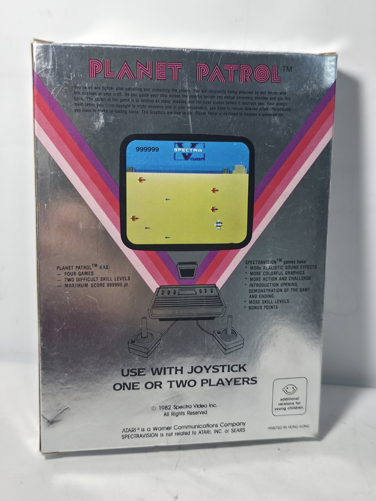 Planet Patrol Atari 2600 Spectravision 1982 Complete In Box CIB