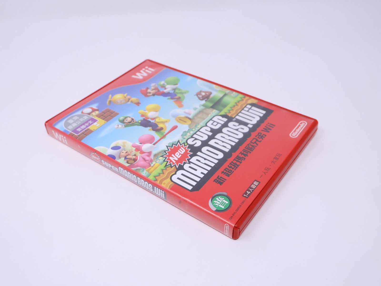 New Super Mario Bros Wii Chinese Taiwan Chinese CIB Box & Manuals US Ship