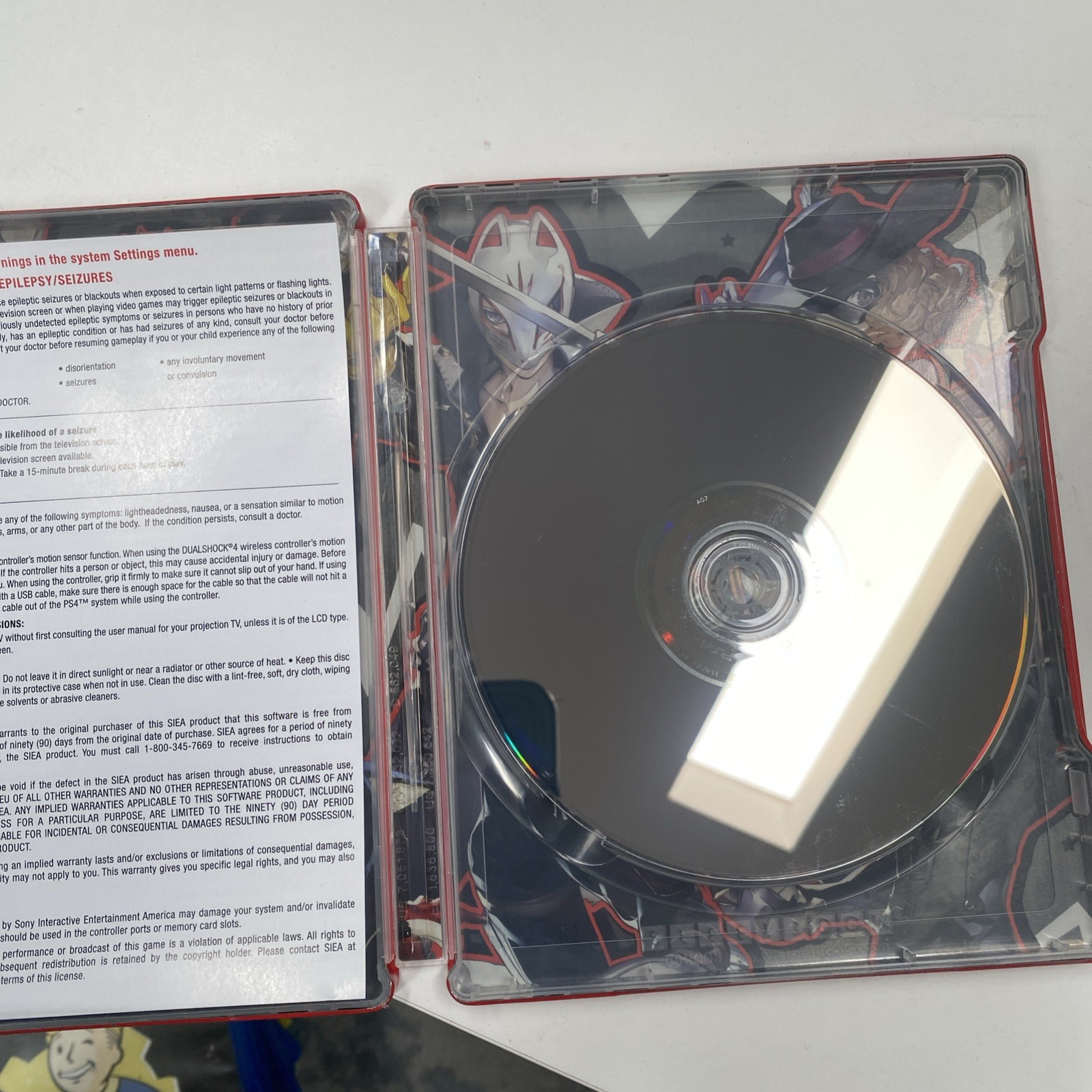 Persona 5 (Steelbook Edition) For PS4 – Sony PlayStation 4-Tested Working