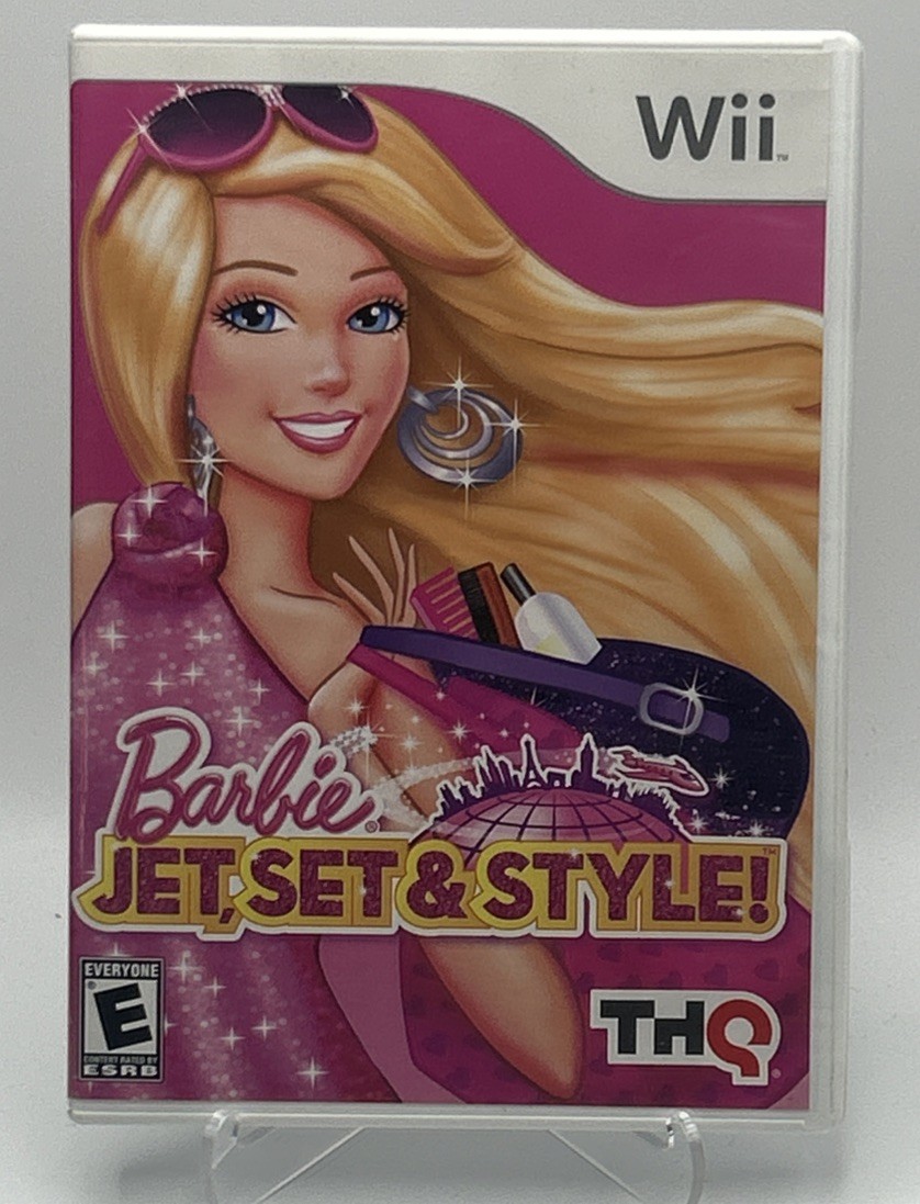 Barbie Jet Set & Style – Nintendo Wii Tested Complete CIB