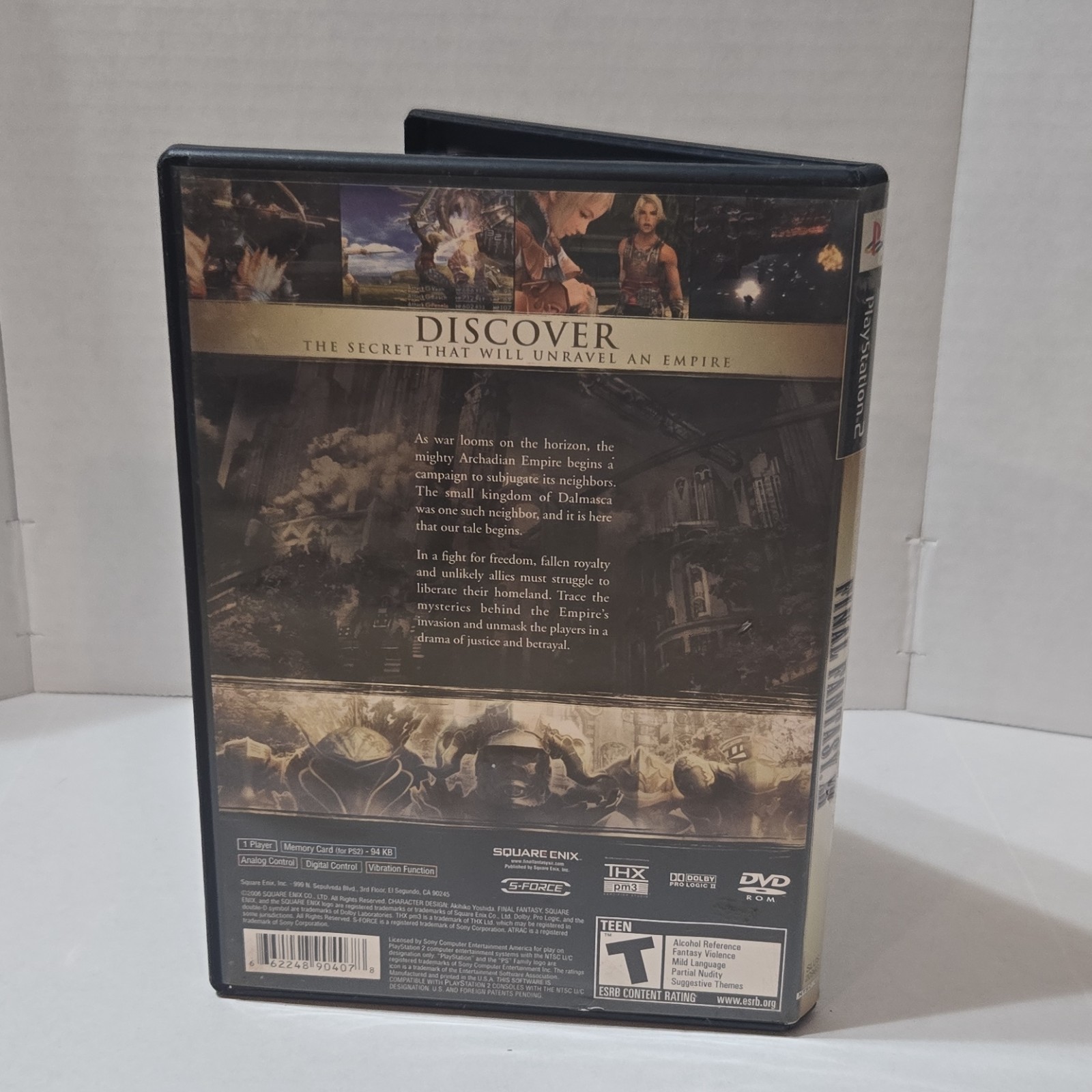 Square Enix Final Fantasy XII Role Playing Sony PlayStation 2 T-Teen 2006