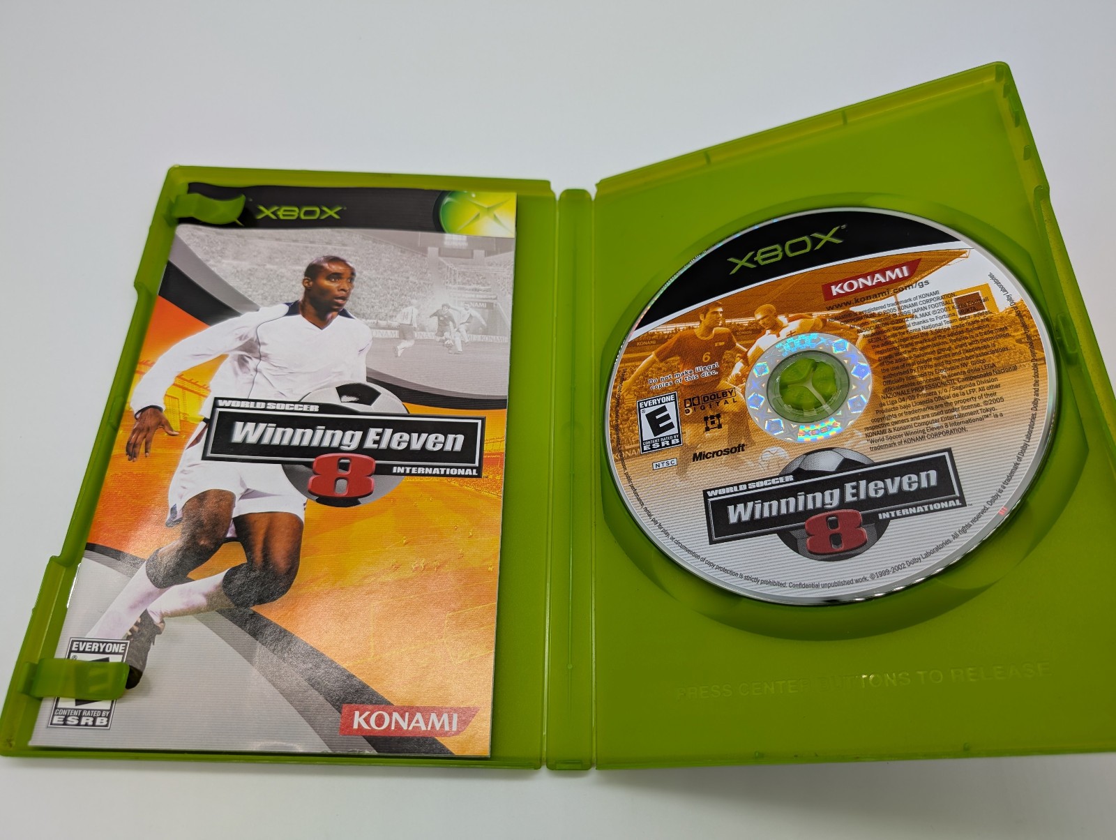 World Soccer Winning Eleven 8 International Xbox 2005 NO SCRATCHES VERY GOOD COM