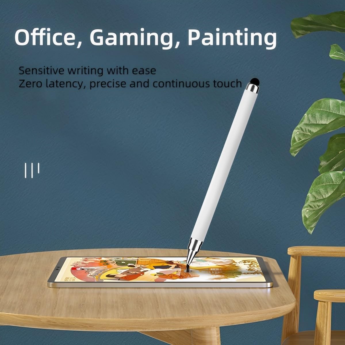 for Android AYN Thor Samsung Apple 3DS – Black 2in1 Capacitive Stylus Touch Pen