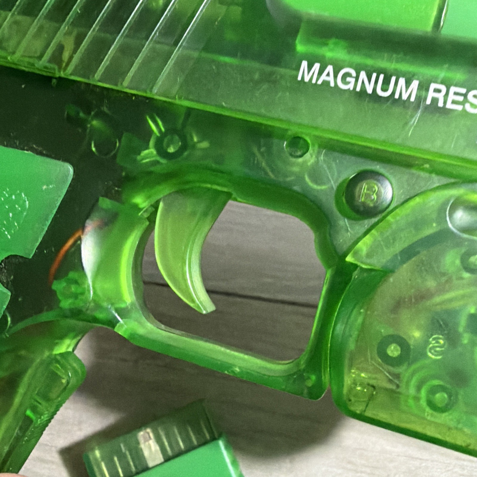 Ps2 Desert Eagle Light Gun .50AE Pistol Clear Green Wired Military Industries