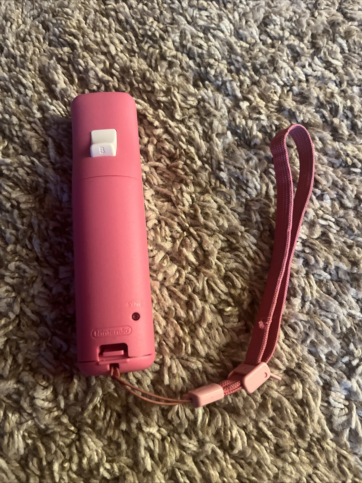 Nintendo Wii Motion Plus Controller Limited Edition Princess Peach RVL-036 Pink
