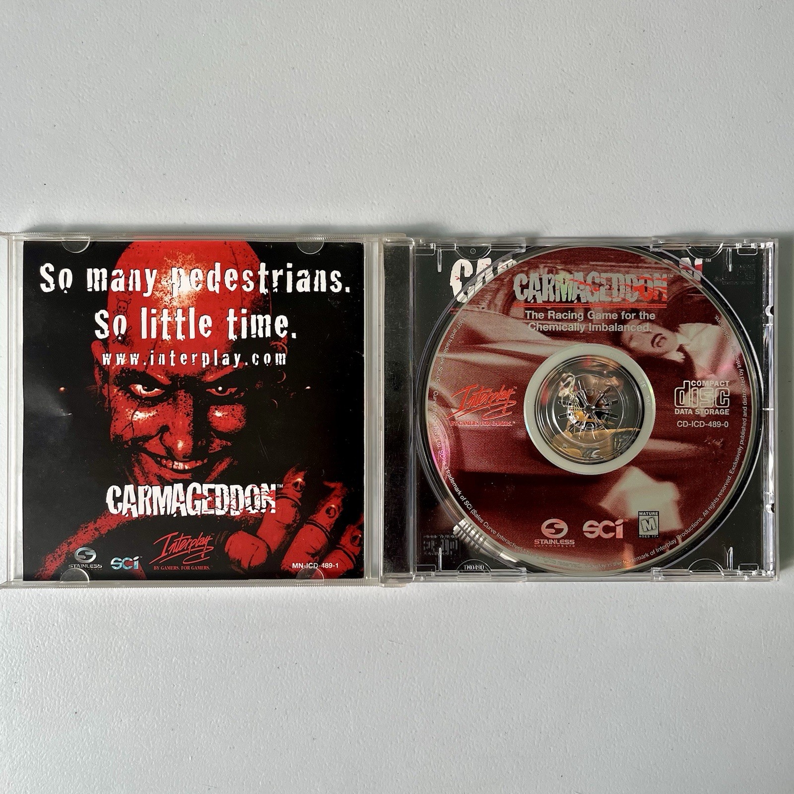 Carmageddon PC Game 1997 Interplay The Racing Game For The Chemically Imbalanced