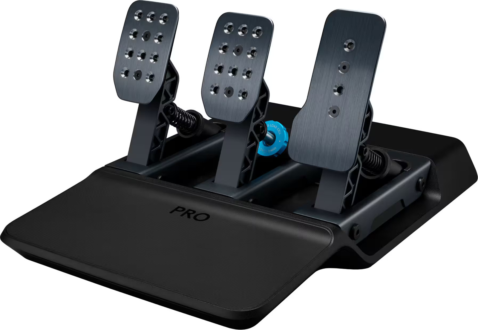 Logitech – PRO Racing Simulator Pedals with 100kg Load Cell Brake for PC – Black