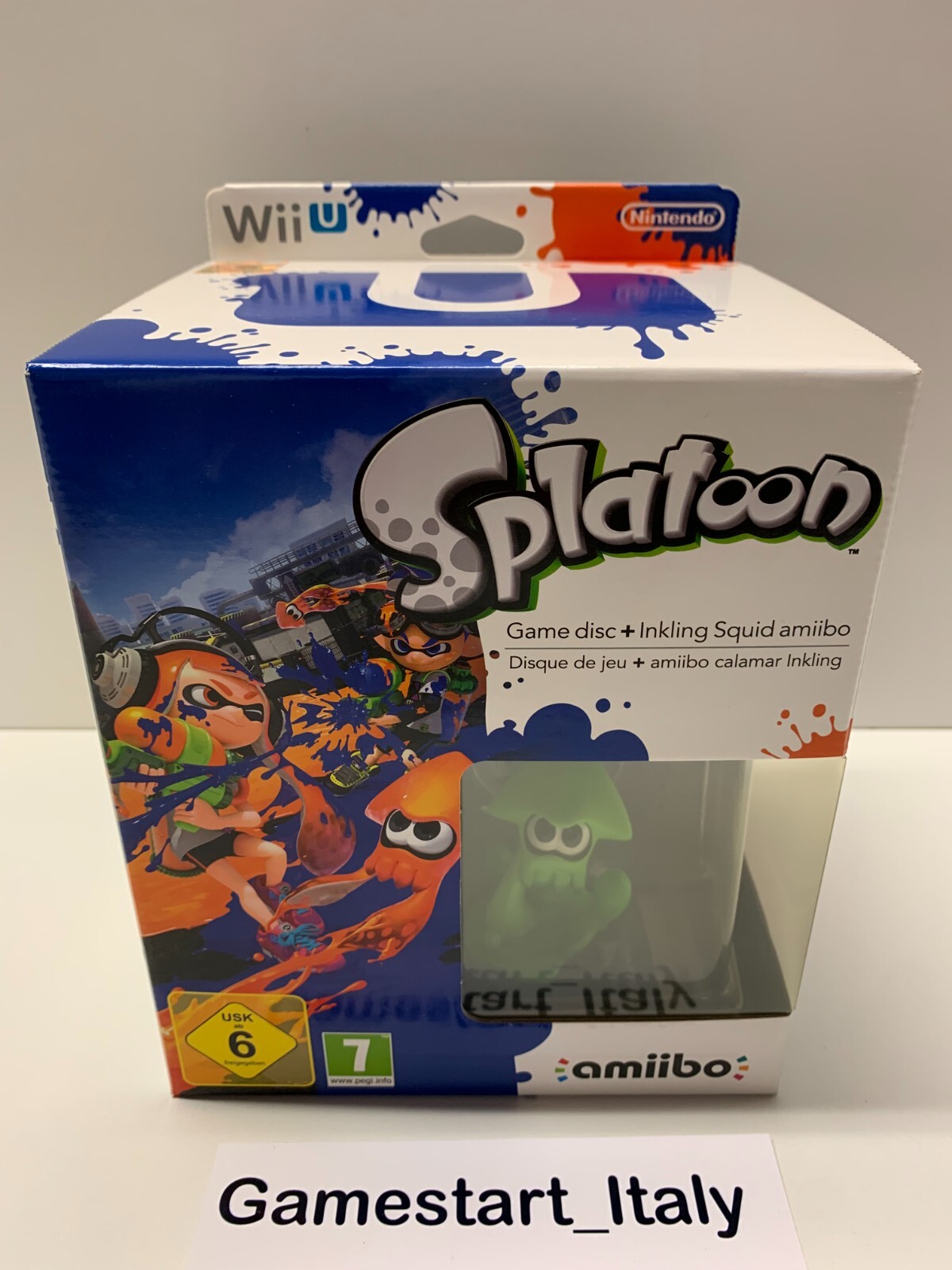 SPLATOON LIMITED EDITION + AMIIBO NINTENDO WIIU WII U – NEW PAL VERSION NEW