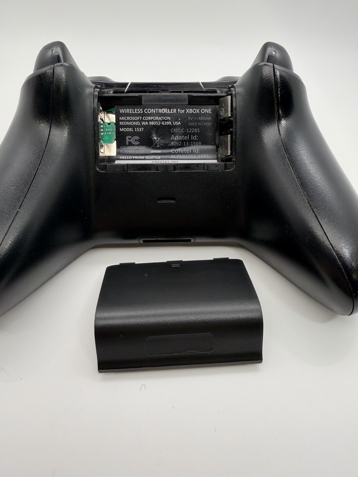 Microsoft Xbox One Wireless Controller Black Model 1537 Tested Working