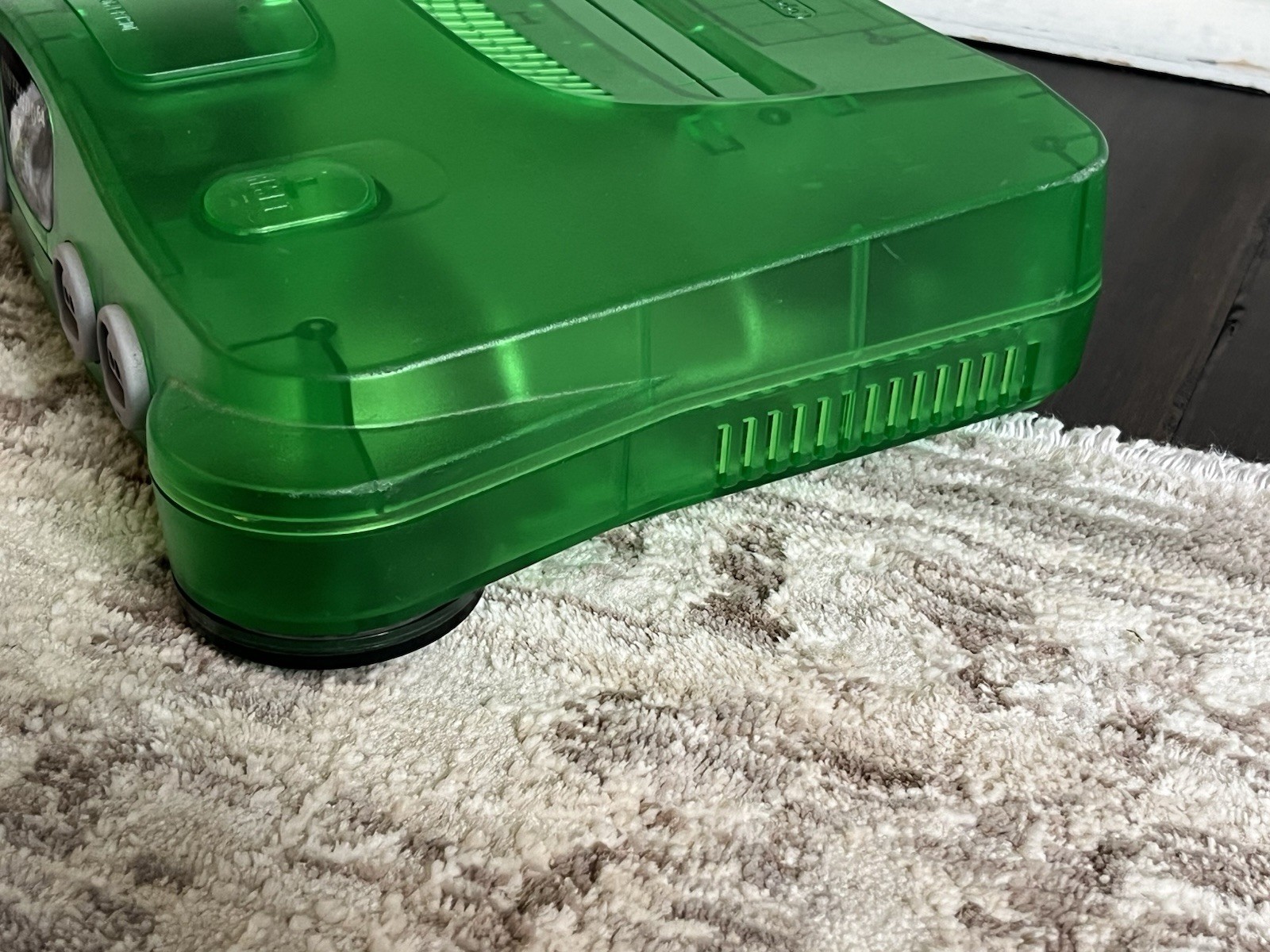 Nintendo 64 Funtastic Clear Jungle Green Console Only NUS-001 Tested NICE SHAPE