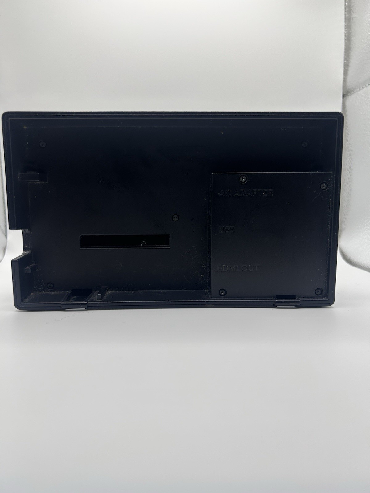 official Nintendo Switch Charging Dock (Model HAC-007) With Back Cover Missing