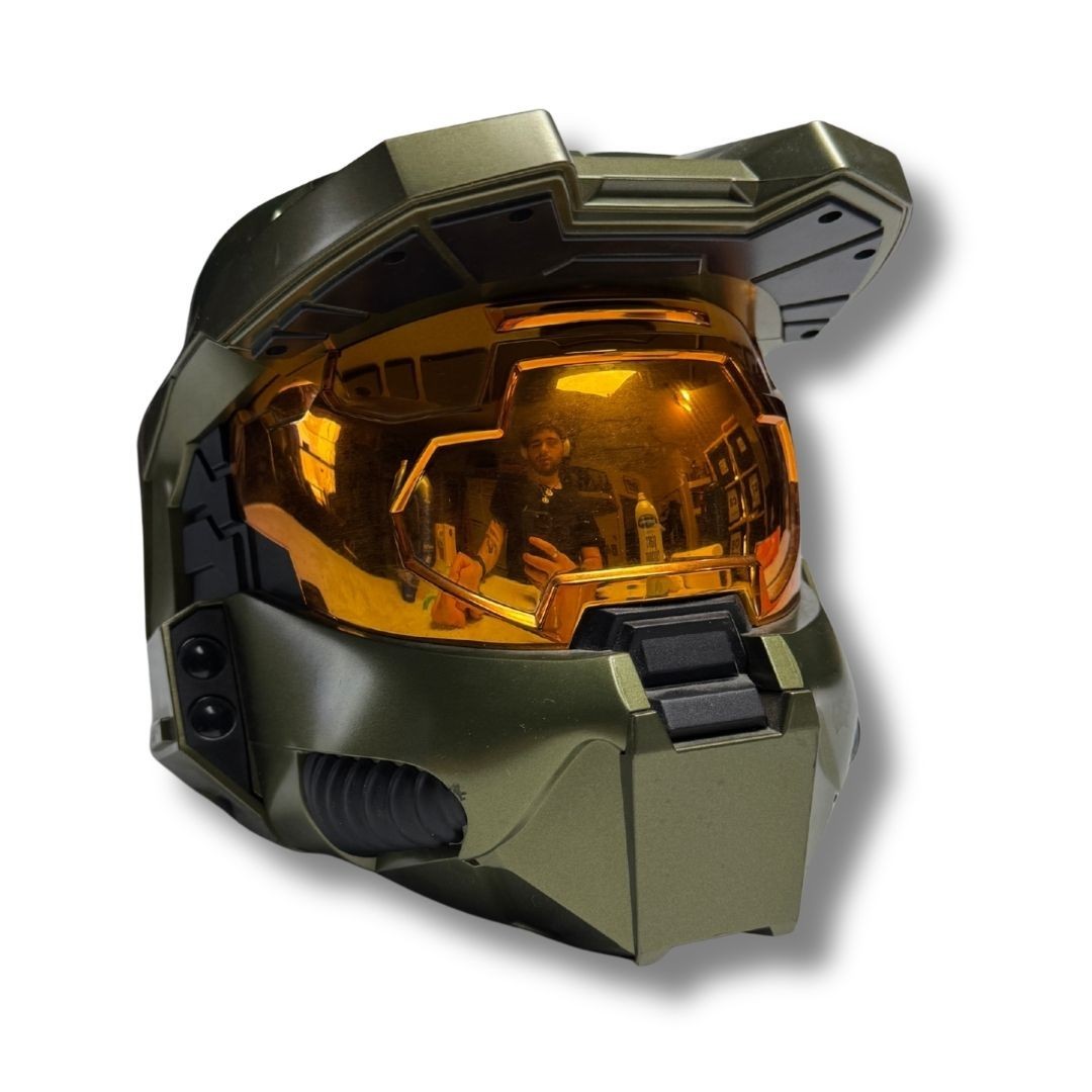Halo 3 Legendary Edition Master Chief Helmet Display Video Games NO Base