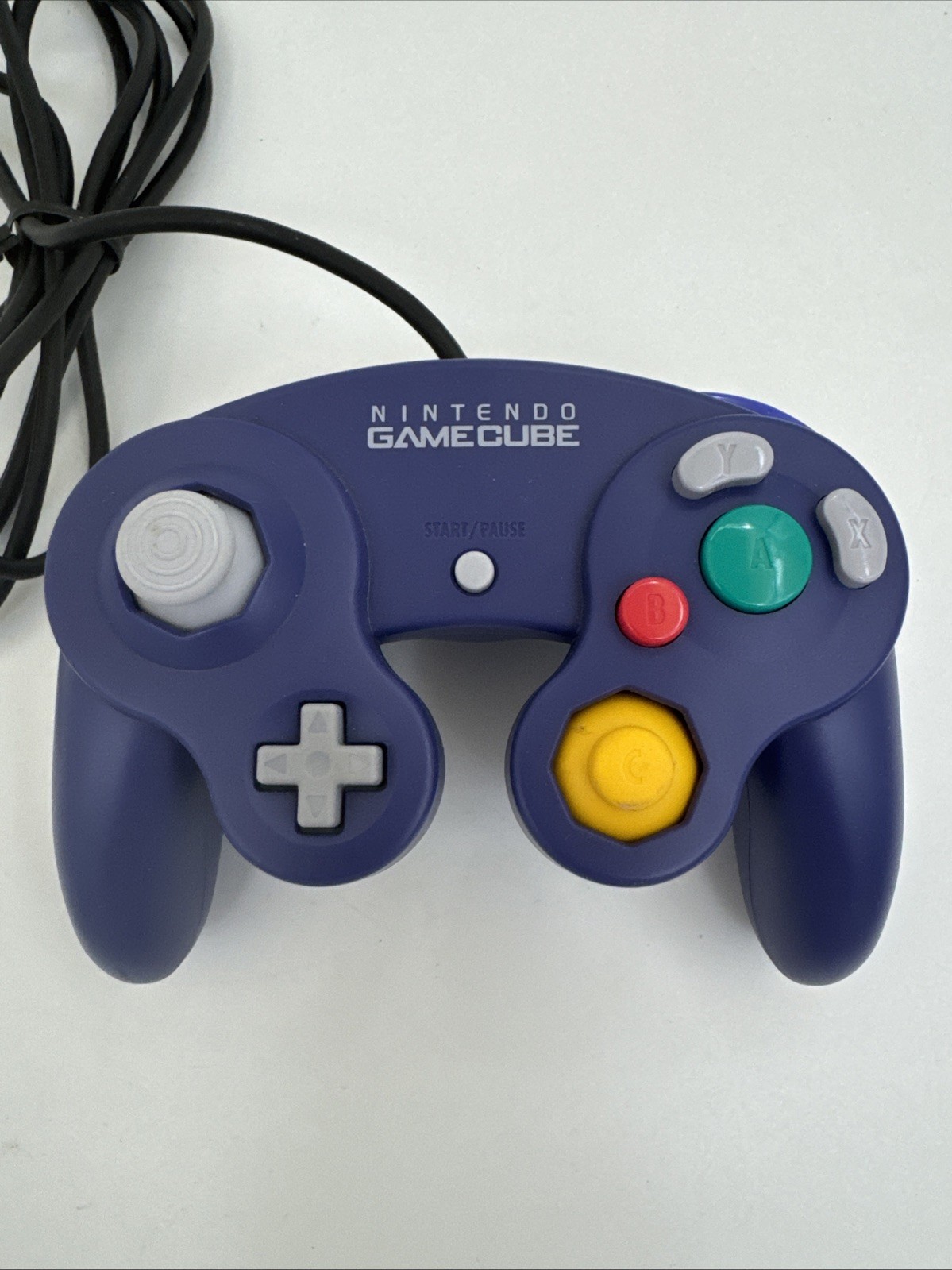 OEM Nintendo GameCube Purple Controller Authentic Tested Tight Stick Like New